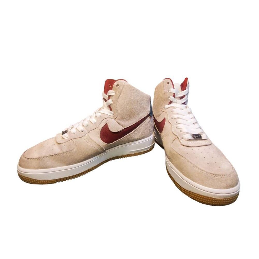 Womens Nike Air Force 1 High Sculpt 'Grey Suede' DC3590-104 Size 8.5  NO BOX
